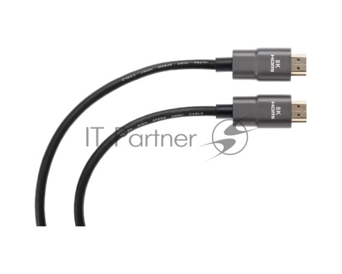 Кабель HDMI 19M/M,ver. 2.1, 8K@60 Hz 1m iOpen (Aopen/Qust/VCOM) <ACG863-1M>