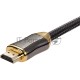 Кабель HDMI 19M/M,ver. 2.1, 8K@60 Hz 3m метал разъемы, нейлоновая оплетка Telecom <TCG300-3M>