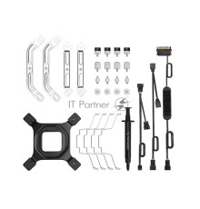 Deepсool AS500 PLUS WH (R-AS500-WHNLMP-G), 5 тепловых трубок и 2 Бесшумных ШИМ-вентилятора, Подшипник Fluid Dynamic Bearing, Скорость вращения 500~1200 RPM±10%, Уровень шума 29,2 dB(A), Напряжение 12V, Размеры 164(Д) x 102(Ш) x 142(В)мм, Вес 1198гр.