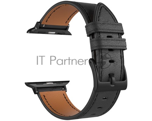 Кожаный ремешок для Apple Watch 38/40/41 mm LYAMBDA NEMBUS LWA-41-40-BK Black