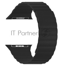 Кожаный ремешок для Apple Watch 38/40 mm LYAMBDA POLLUX DSP-24-40-BK Black