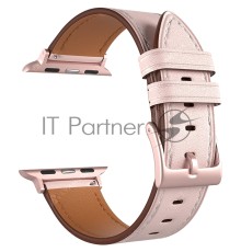 Кожаный ремешок для Apple Watch 42/44/45 mm LYAMBDA NEMBUS LWA-41-44-PK Pink