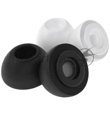 Комплект сменных насадок Lyambda E-PRO-L для Apple AirPods Pro Белый/Черный