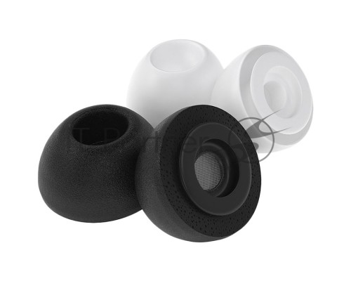 Комплект сменных насадок Lyambda E-PRO-L для Apple AirPods Pro Белый/Черный