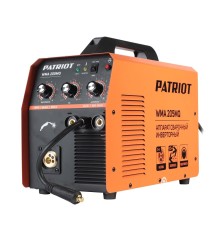 PATRIOT WMA 205MQ MIG/MAG/MMA Полуавтомат сварочный инверторный [605302155] { стальной и флюсовой проволокой 0.6/0.8 мм, сварка электродом (MMA) до 4мм, сварочный ток в режиме MIG: 40-200А }
