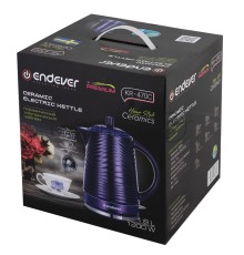 Чайник электрический керамический Endever KR-470C 1200 Вт, емкость 1,8 л, фиолетовый, 6 шт/уп.