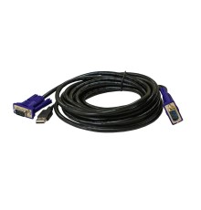 ORIGO OKVMCU3/A1A KVM-кабель с разъемами VGA и USB, 3 м