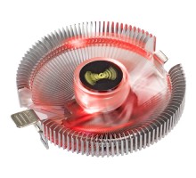 Exegate EX286226RUS Кулер ExeGate Wizard EE91-PWM.RED (Al, LGA775/1150/1151/1155/1156/1200/1700/1851/AM2/AM2+/AM3/AM3+/AM4/AM5/FM1/FM2/754/939/940, TDP 75W, Fan 90mm, PWM, 800-2400RPM, Hydro bearing, 