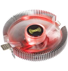 Exegate EX286226RUS Кулер ExeGate Wizard EE91-PWM.RED (Al, LGA775/1150/1151/1155/1156/1200/1700/1851/AM2/AM2+/AM3/AM3+/AM4/AM5/FM1/FM2/754/939/940, TDP 75W, Fan 90mm, PWM, 800-2400RPM, Hydro bearing, 