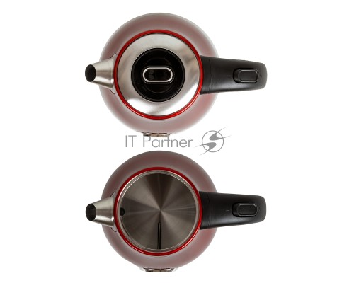 Чайник электрический JVC JK-KE1717 red, объем 1,7л, максимальная мощность 2200 Вт