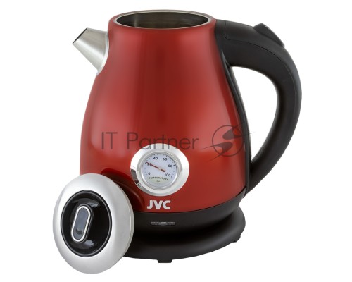 Чайник электрический JVC JK-KE1717 red, объем 1,7л, максимальная мощность 2200 Вт