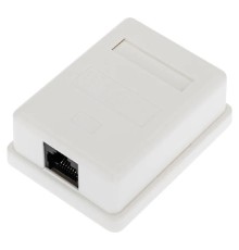 Rexant (03-0132) Розетка компьютерная внешняя, 1-порт RJ-45 (8P8C), UTP CAT 6