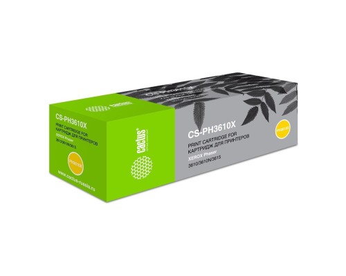 [расходные материалы] Cactus CS-PH3610X Картридж лазерный 106R02723 черный (14100стр.) для Xerox Phaser 3610/3610N/3615