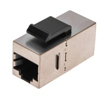 Rexant (02-0109) Адаптер проходной формата Keystone, Jack RJ-45(8P8C), FTP, CAT 6 PRO