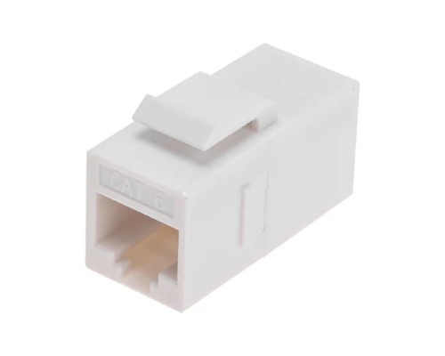 [Розетки и патч-панели] Rexant (02-0108) Адаптер проходной формата Keystone, Jack RJ-45(8P8C), UTP, CAT 6 PRO