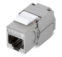 Rexant (02-0071) Модуль Keystone Jack RJ-45(8P8C), FTP экранированный, CAT 5e, тип 180 градусов, самозажимной PRO