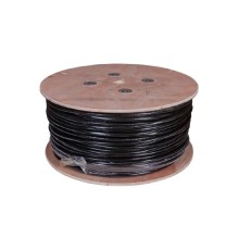 Rexant (01-1122-R) Кабель витая пара U/UTP, CAT 5е, PE, 25PR, 24AWG, OUTDOOR, SOLID, черный, 305м, РФ 