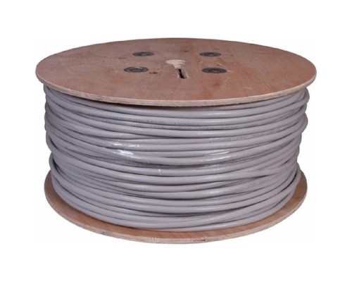 [Неэкранированная витая пара (бухты)] Rexant (01-1016-R) Кабель витая пара U/UTP, CAT 5е, ZH нг(А)-HF (LSZH), 25PR, 24AWG, INDOOR, SOLID, серый, 305м, РФ