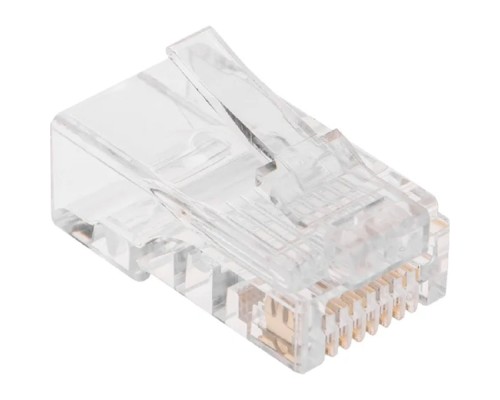 [Розетки и патч-панели] Rexant (05-1020) Разъем сквозной RJ-45(8P8C) под витую пару, UTP, CAT 5e ( Упаковка 100 шт )