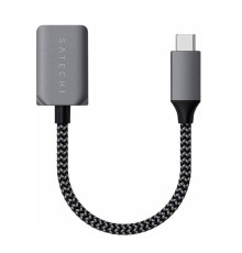 Satechi USB-C to USB 3.0. Цвет серый космос.Satechi USB-C to USB 3.0 Adapter Cable - Space Gray