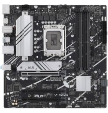 ASUS PRIME B760M-A D4-CSM (Socket 1700, mATX, 4xDDR4(128GB), DP/2xHDMI, 3xPCIe 4.0x16, 1xLAN (2.5GbE), 4xSATA 6Gb/s, 2xM.2, 2xUSB 3.2, 4xUSB 2.0, 1xPS/2, mATX)