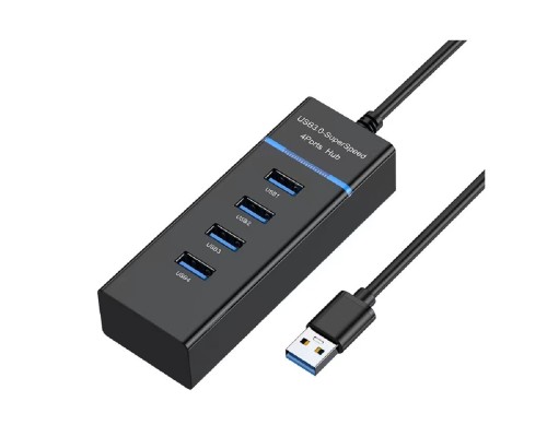 [Контроллер] Bion USB 3.0 концентратор, 4 порта. Поддержка Plug&Play. Длина провода 50 (± 3) см. LED-подсветка [BXP-A-USBA-MULTI-04]
