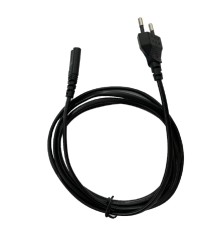 Bion Кабель питания 1.8м, Евровилка с заземлением Schuko-C7 (2-pin), 0.75мм, 10А, черный [BXP-PC-386-VDE]