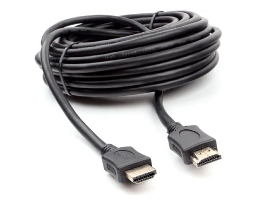 [кабели] Кабель HDMI Cablexpert CC-HDMI4L-10M, 19M/19M, v2.0, серия Light, позол.контакты, экран, 10м, черный, пакет