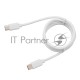 Кабель Type-C - Type-C PD 60W/1m/PVC/white/ REXANT