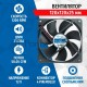 Вентилятор для корпуса 5bites FB12025S-12L4MX черный, 120 x 120 x 25 мм, пластик, 1200 об/мин, 25 дБ, 4 pin