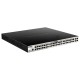 Управляемый коммутатор 2 уровня D-Link DGS-1210-52MPP/ME/B3A PROJ с 48 портами 10/100/1000Base-T и 4 портами 1000Base-X SFP (48 портов с поддержкой PoE 802.3af/802.3at (30 Вт), PoE-бюджет 740 Вт)