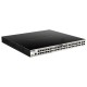 Управляемый коммутатор 2 уровня D-Link DGS-1210-52MPP/ME/B3A PROJ с 48 портами 10/100/1000Base-T и 4 портами 1000Base-X SFP (48 портов с поддержкой PoE 802.3af/802.3at (30 Вт), PoE-бюджет 740 Вт)
