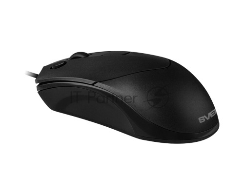 Мышь проводная SVEN RX-100 черный, 4000 dpi, USB, кнопки - 6