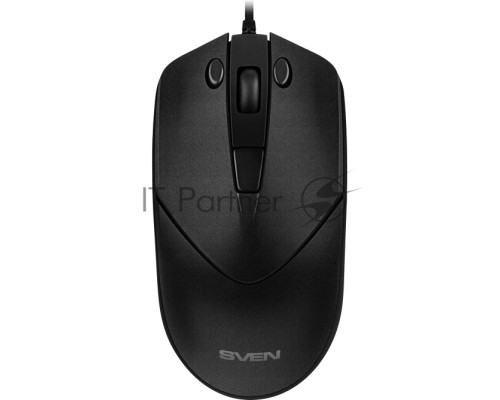 Мышь проводная SVEN RX-100 черный, 4000 dpi, USB, кнопки - 6