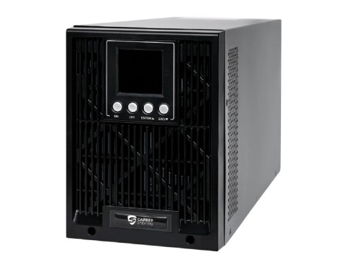 [ИБП] ИБП Сайбер Электро ЭКСПЕРТ-II-1000 {Онлайн, напольный, 1000ВА/900Вт USB/RS-232/SNMPslot (2 EURO + 1 IEC С13) (12В /7Ач. х 2)}