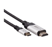 VCOM CU423VA-1.8 Кабель-адаптер HDMI A(m) -->USB 3.1 Type-Cm 4K@60Hz, 1.8m [4895182218451]