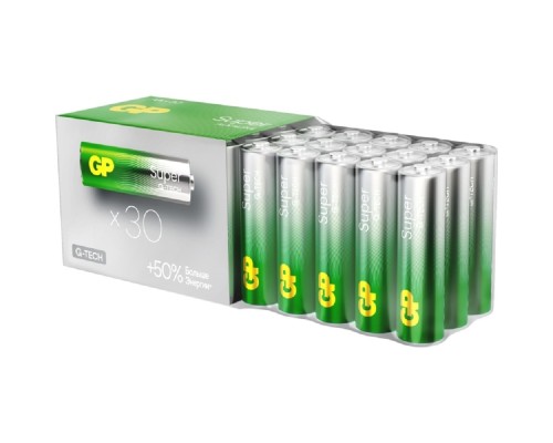 [Батарейка] GP 15AA21-2CRSWC30 180/720 Super Alkaline G-Tech (30 шт. в уп-ке) 