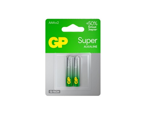 [Батарейка] GP 24AA21-2CRSBC2 20/160 Super Alkaline G-Tech (2 шт. в уп-ке) 