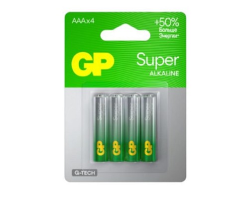 [Батарейка] GP 24AA21-2CRSBC4 40/160 Super Alkaline G-Tech (4 шт. в уп-ке) 