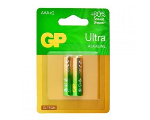 [Батарейка] GP 24AUA21-2CRSBC2 20/160 Ultra Alkaline (2 шт. в уп-ке) 