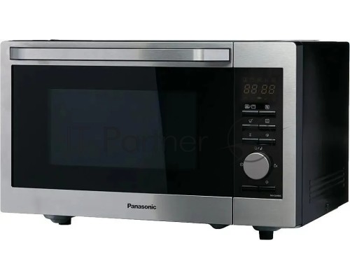 Микроволновая печь Panasonic NN-C69MSZPE нержавеющая сталь/черный 30л 1000Вт поворотный механизм, кнопки