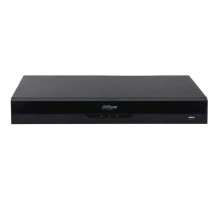DAHUA DHI-NVR5216-16P-EI 16-канальный IP-видеорегистратор c PoE, 4K, H.265+, видеоаналитика, входящий поток 384Мбит/с, 2 SATA III до 20Тбайт