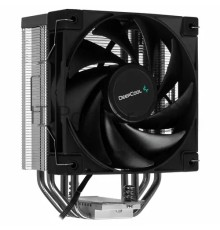 Кулер DEEPCOOL AK400 260W LGA1700/1200/115X/AM4 (18шт/кор, TDP , PWM, Fan 120mm, 4 тепл. трубки, черный) RET