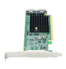 Lr-Link LRNV9F24 PCIe x16 to Two SlimSAS SFF-8654 8i Retimer Adapter, Support up to 4 NVMe SSDs