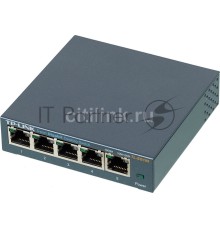 Настольный коммутатор TP-Link TL-SG105S 5-портовый 10/100/1000 Мбит/с
