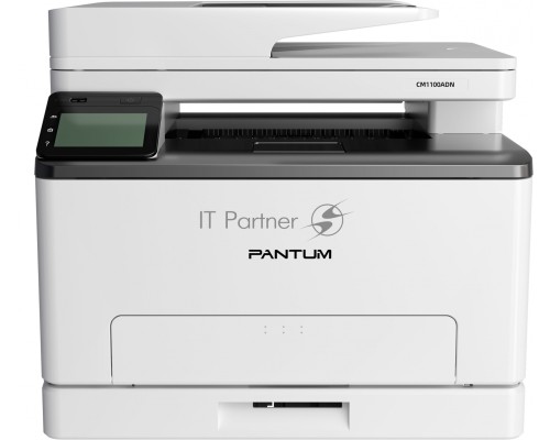 МФУ лазерный Pantum CM1100ADN, A4, цветной, печ. до 18 стр/мин., скан. до 18 стр/мин., 600 x 1200 dpi (печать) 300x300dpi (скан.), USB, RJ-45