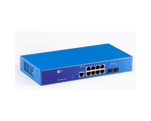 [Сетевое оборудование] Т-КОМ ТГК-300-8/2-М Управляемый L2 коммутатор с 8 портами 10/100/1000Base-T и 2 портами 1000Base-X SFP, тип – «медный»