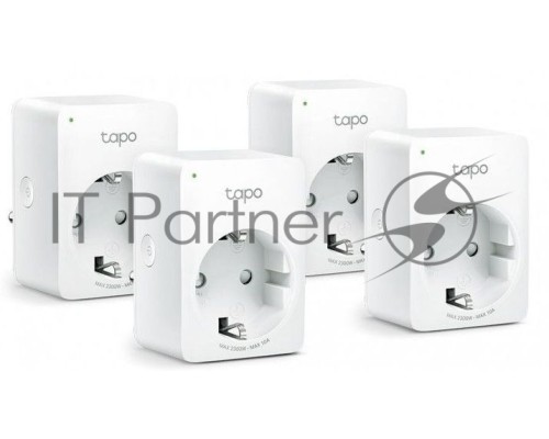 Умная розетка Mini Smart 2.4 GHz Wi-Fi Socket, 4 units, 220-240 V, Max Load 10 A, Bluetooth 4.2 (onboarding only)