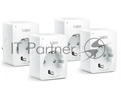 Умная розетка Mini Smart 2.4 GHz Wi-Fi Socket, 4 units, 220-240 V, Max Load 10 A, Bluetooth 4.2 (onboarding only)