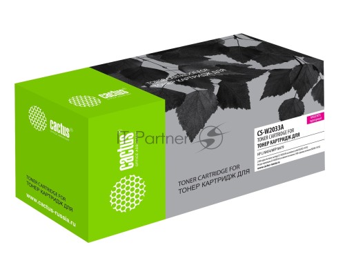 Картридж лазерный Cactus CS-W2033A пурпурный (2100стр.) для HP LJ M454/MFP M479